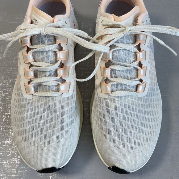 Nike Shoes Womens Size 7.5 Air Zoom Pegasus 37 Pale Ivory Running Sneakers - Picture 4 of 16